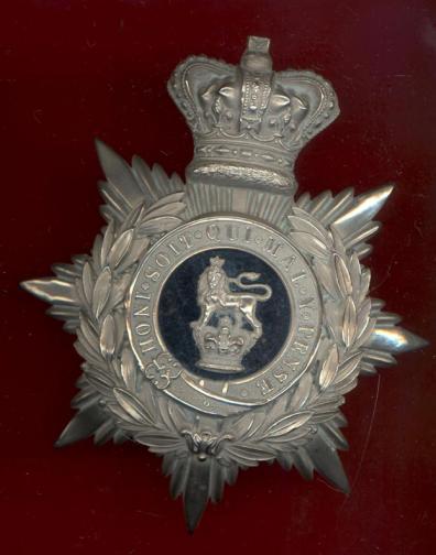1st Lincoln Rifle Volunteers Officer s helmet plate