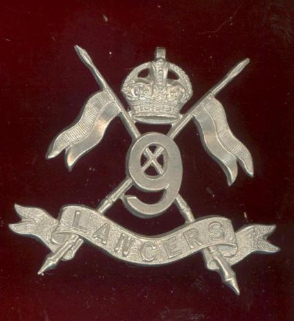 9th Queen's Royal Lancers  OR's cap badge