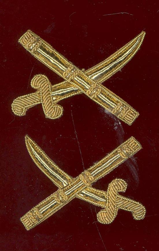 British Army General's Full Dress Rank Badges