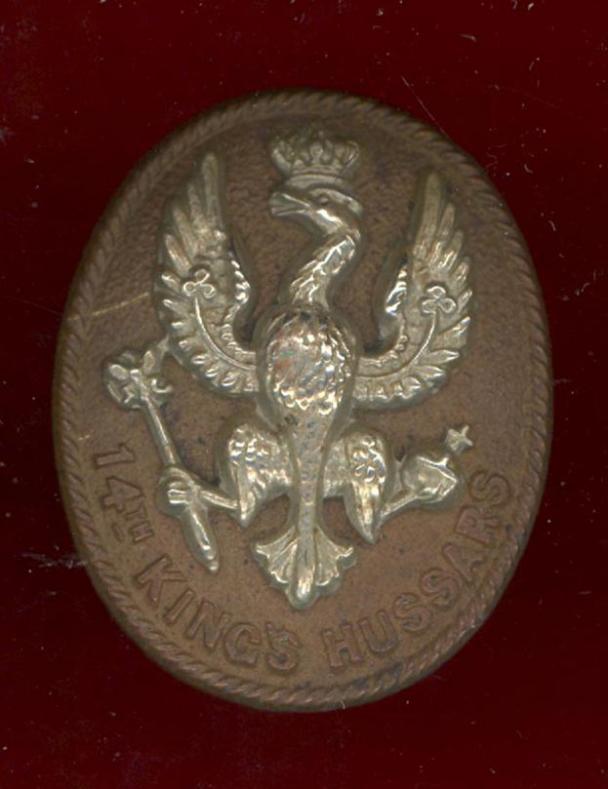 14th King's Hussars Victorian OR's cap badge