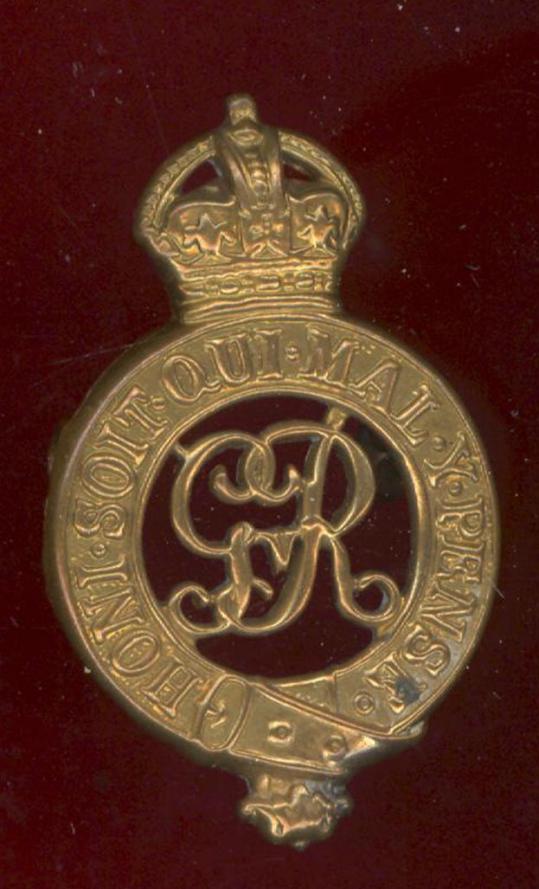 Household Cavalry GVR OR's cap badge