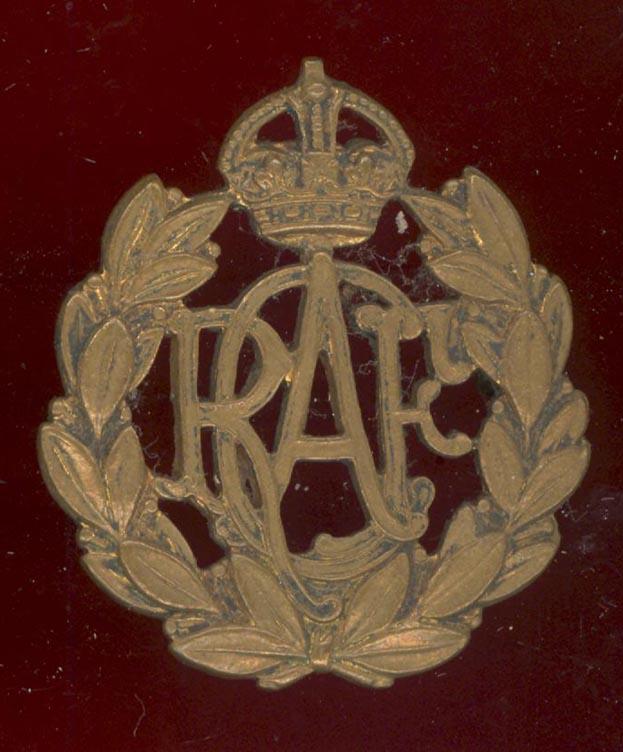 Royal Canadian Air Force K/C cap badge