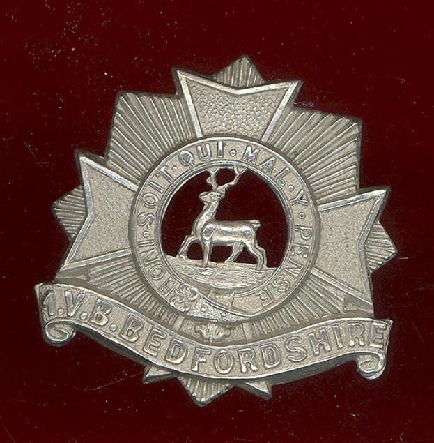 1st VB The Bedfordshire Regiment cap badge