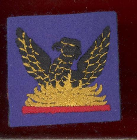 87 AGRA  Army Group Royal Artillery cloth formation sign