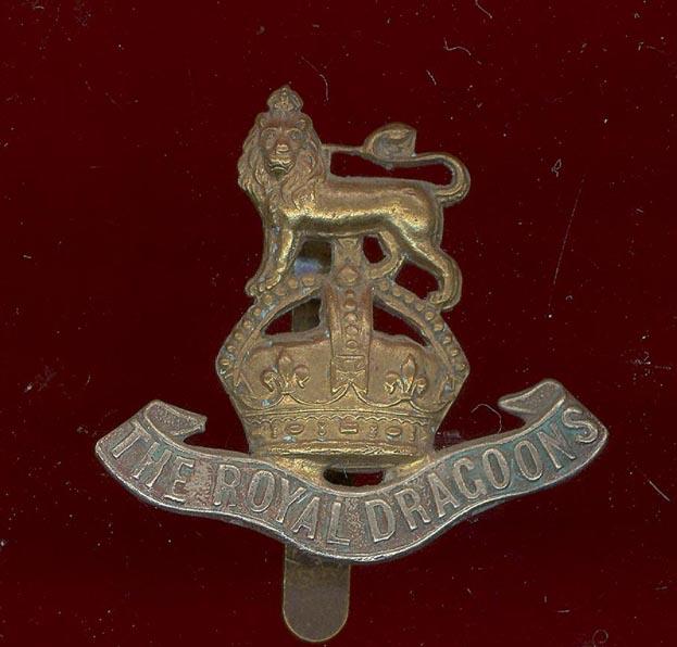 1st Royal Dragoons WW1 OR's cap badge