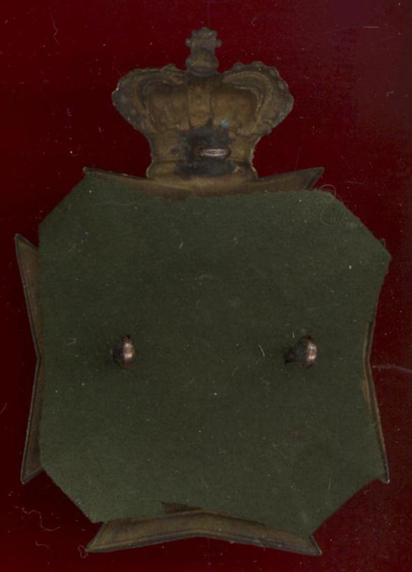 1st Middlesex Rifle Volunteer Corps Victorian OR's helmet plate