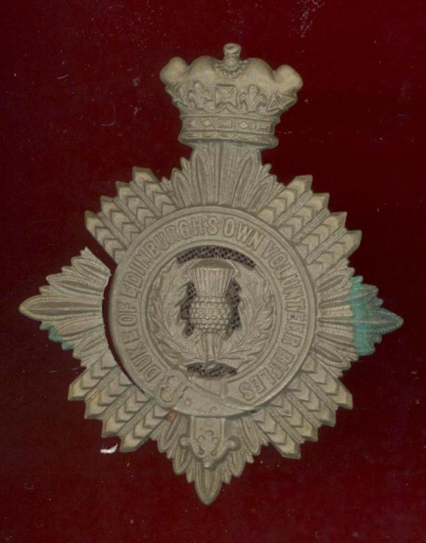 South African Duke of Edinburghs Own Volunteer Rifles Edwardian helmet plate