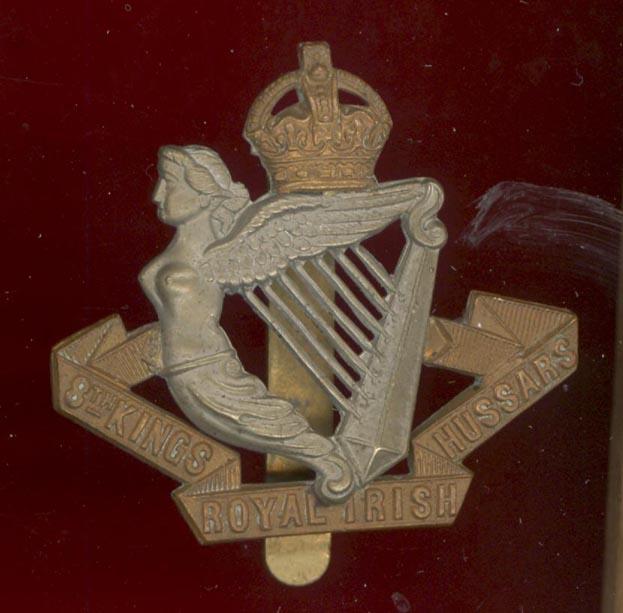 8th King's Royal Irish Hussars OR's cap badge