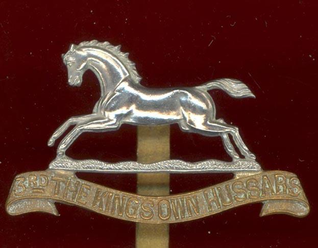 3rd The King's Own Hussars OR's cap badge