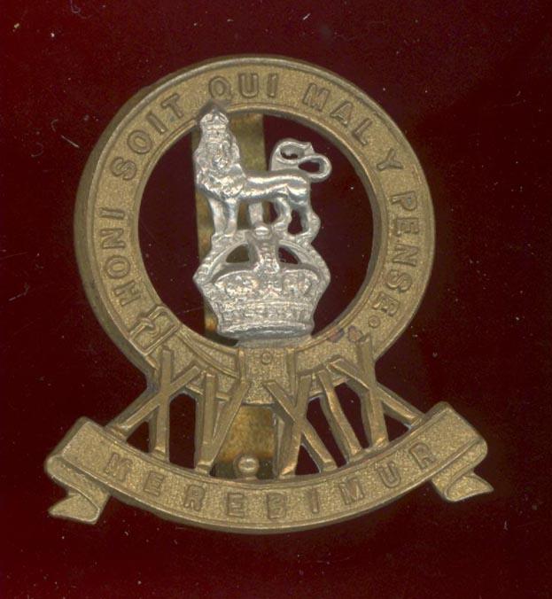 15th/19th King's Hussars OR's cap badge