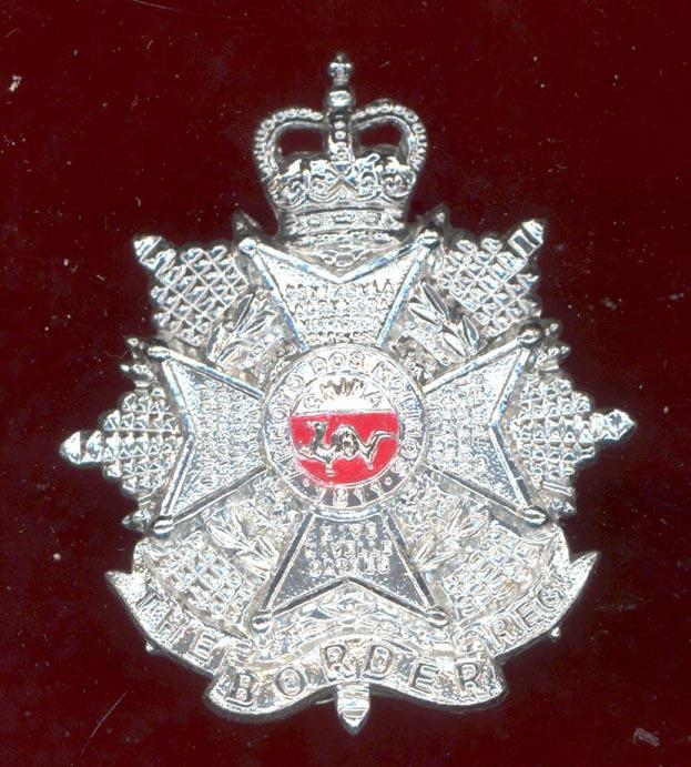 The Border Regiment staybright cap badge