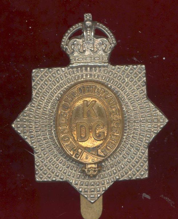 1st King's Dragoon Guards WW1 OR's cap badge