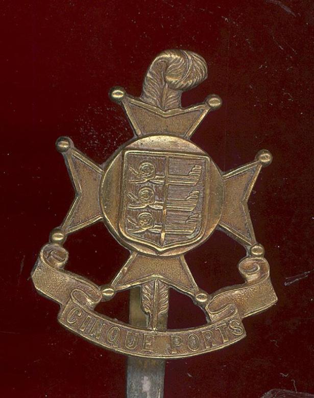 5th Cinque Ports Bn. Royal Sussex Regt. OR's cap badge