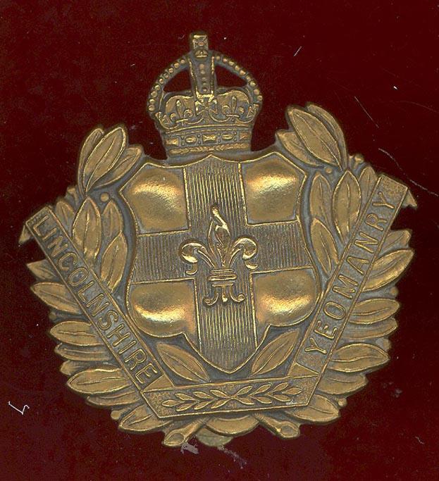 The Lincolnshire Yeomanry OR's cap badge