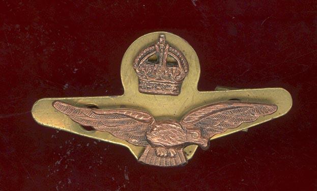 Royal Air Force Officer's field service cap badge