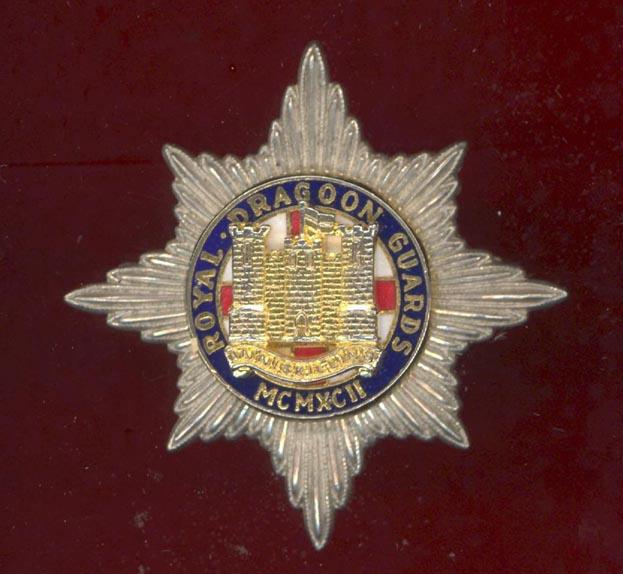 Royal Dragoon Guards Officer's cap badge