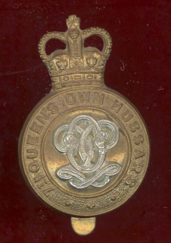 7th Queen's Own Hussars OR's cap badge