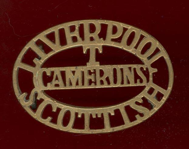 LIVERPOOL / T / CAMERONS / SCOTTISH shoulder title