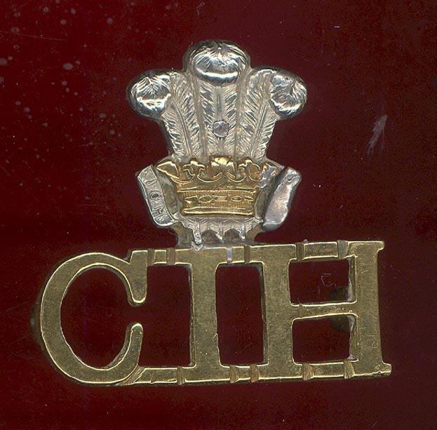 Indian Army C.I.H. Central India Horse shoulder title