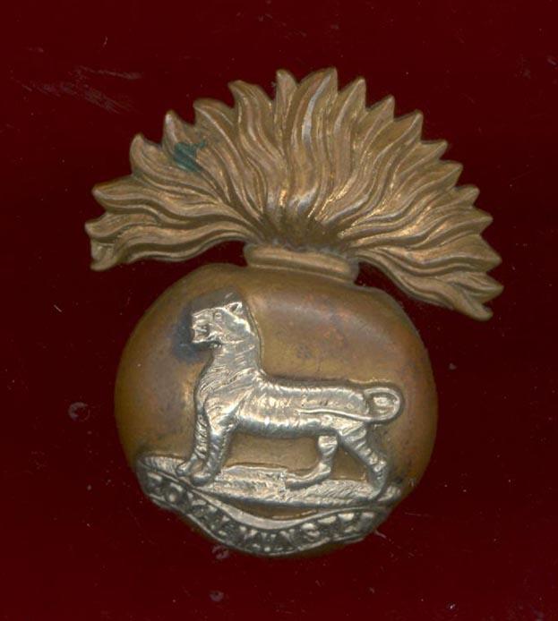Irish Royal Munster Fusiliers Victorian OR's cap badge