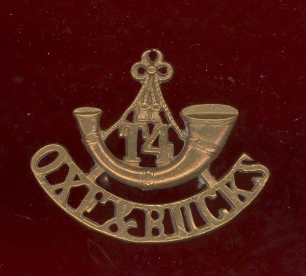 Bugle / T4 / OXF & BUCKS WW1 shoulder title