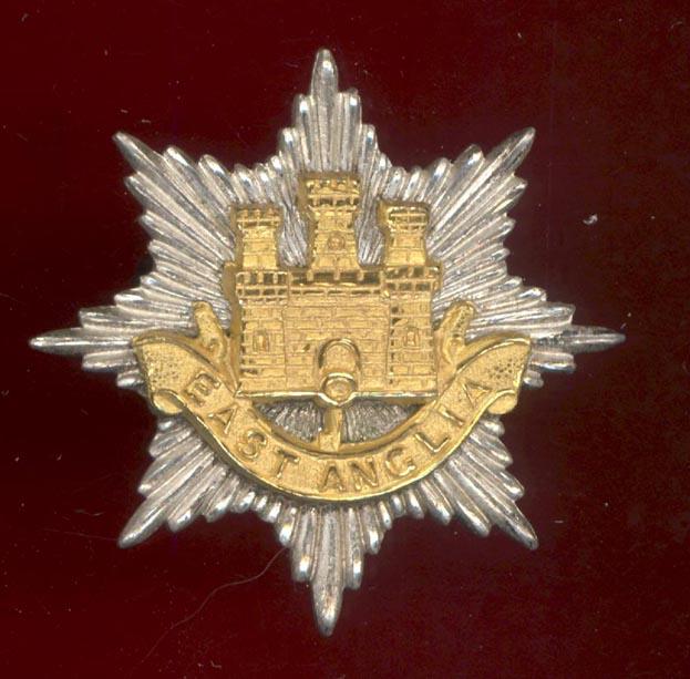 East Anglian Brigade Officer's cap badge