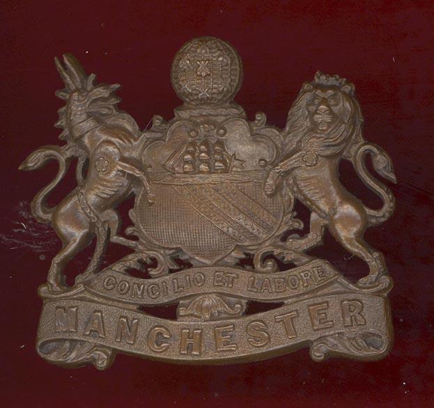 The Manchester Regiment WW1 Officer's OSD cap badge