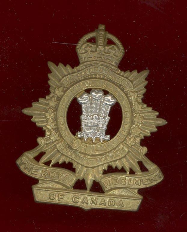 Canadian The Royal Regiment of Canada cap badge