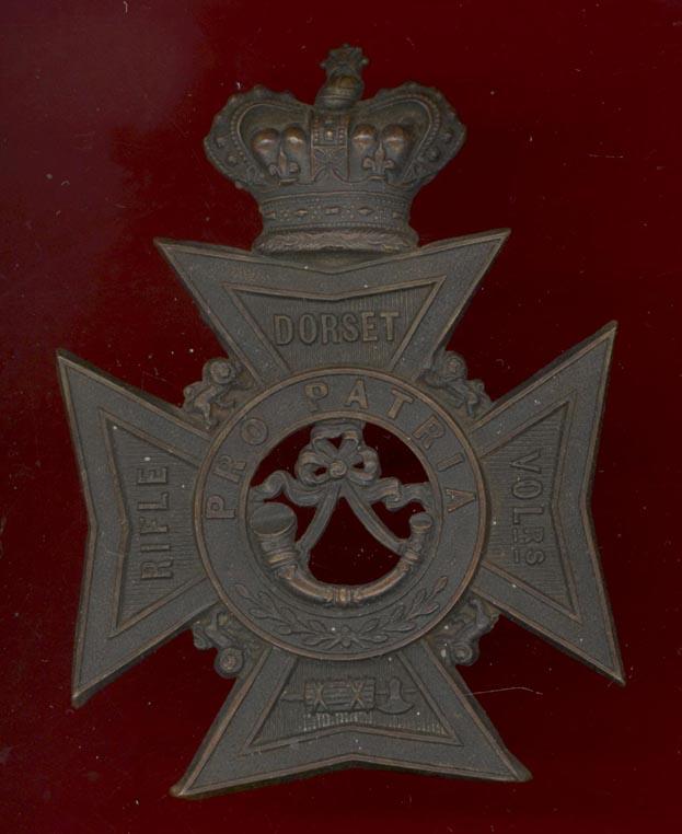 Dorset Rifle Volunteers Victorian OR’s helmet plate.