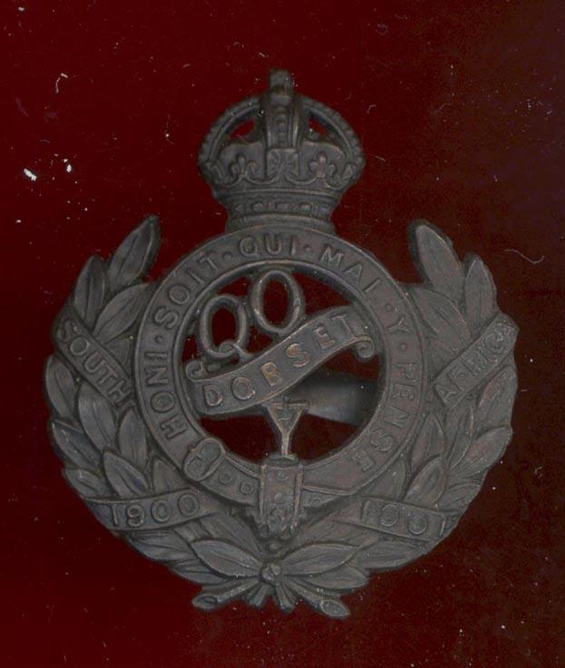 Queen's Own Dorset Yeomanry WW1 Officer's OSD cap badge