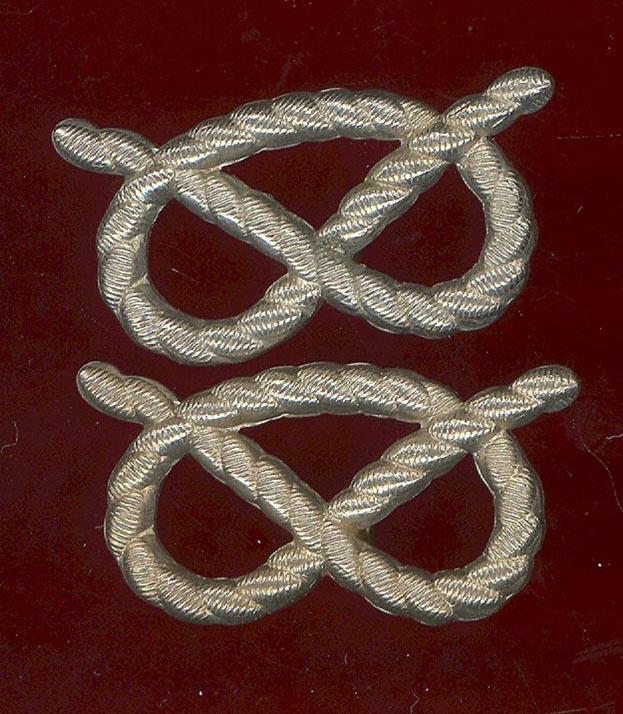 5th Bn. (TA) South Staffordshire Regiment  OR's collar badges