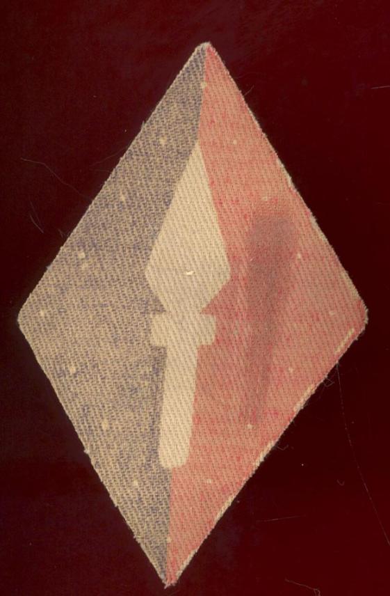 1st Corps Royal Artillery WW2 cloth formation sign