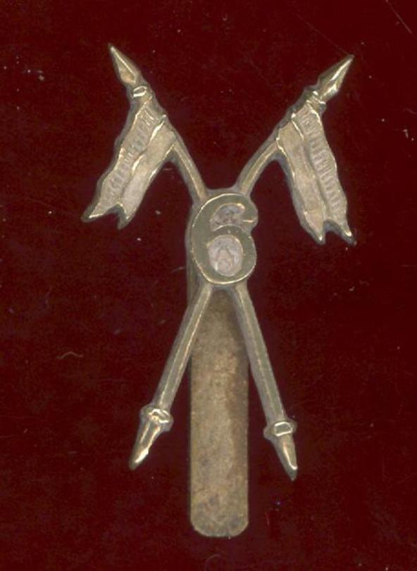 Indian Army. 6th Duke of Connaught's Own Lancers F.S. cap badge.