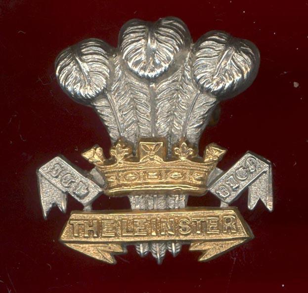 Irish The Leinster Regt. Royal Canadians Victorian cap badge