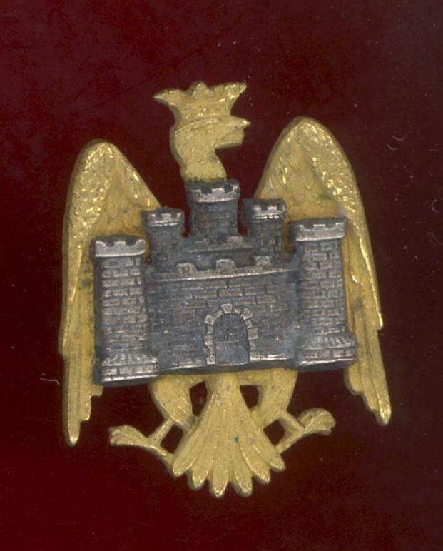 Bedfordshire Yeomanry Officer’s dress cap badge.