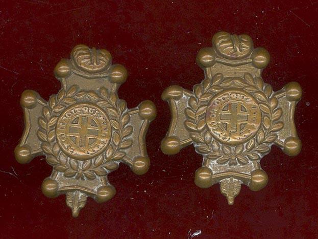The Royal Sussex Regiment Victorian OR's collar badges