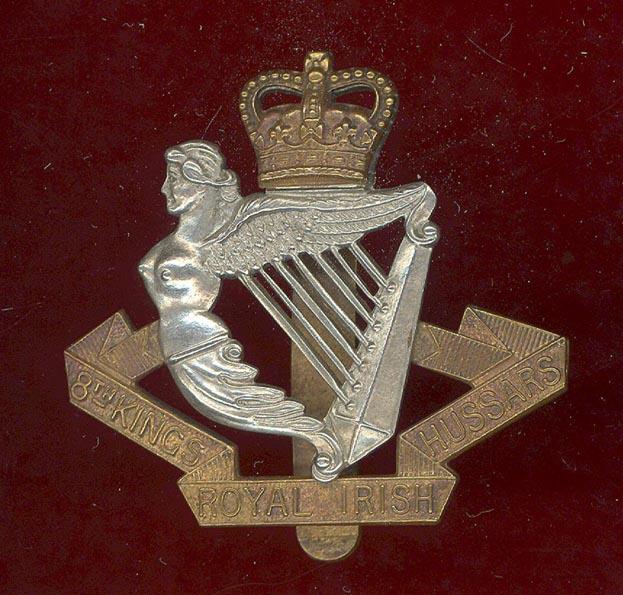 8th King's Royal Irish Hussars EIIR OR's cap badge