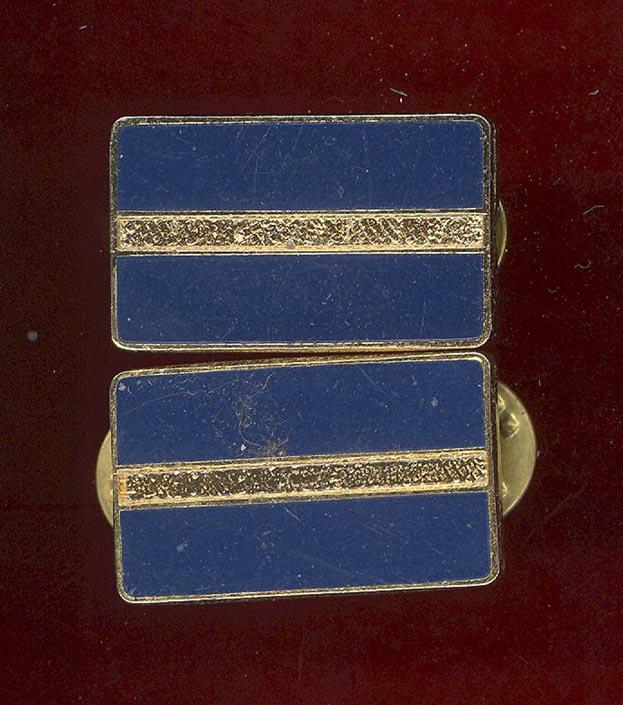 Royal Air Force Flying Officer's Raincoat Rank badges