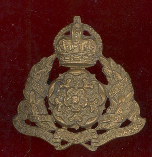 The Derbyshire Yeomanry OR's cap badge
