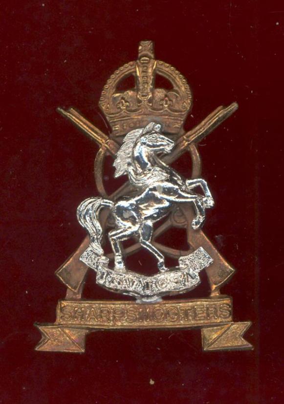 Kent & County of London Yeomanry NCO's metal arm badge