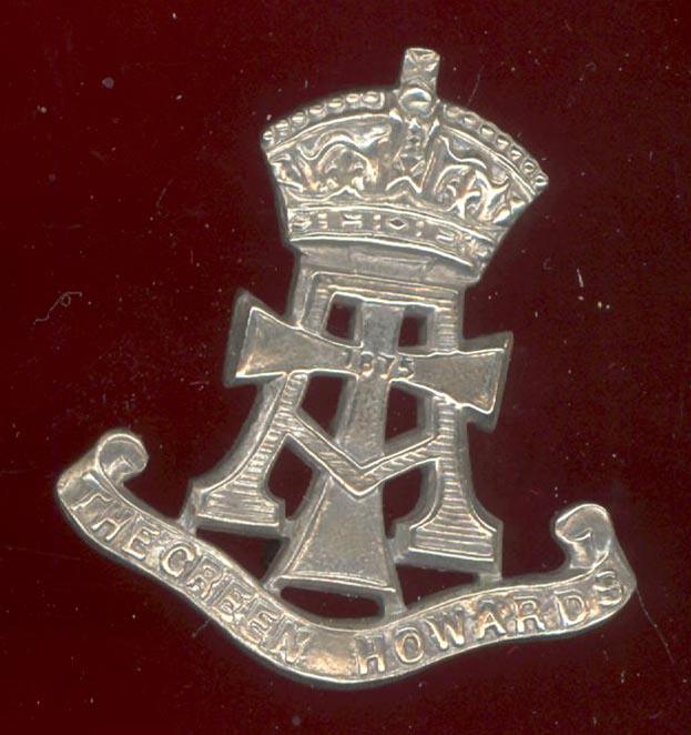 The Green Howard's Officer's cap badge