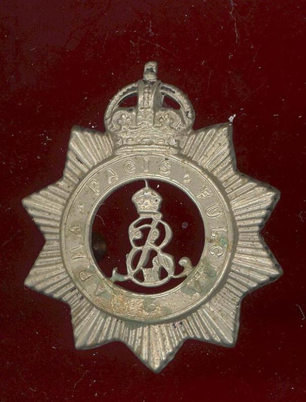 North Somerset Yeomanry  Edward VII OR's cap badge.