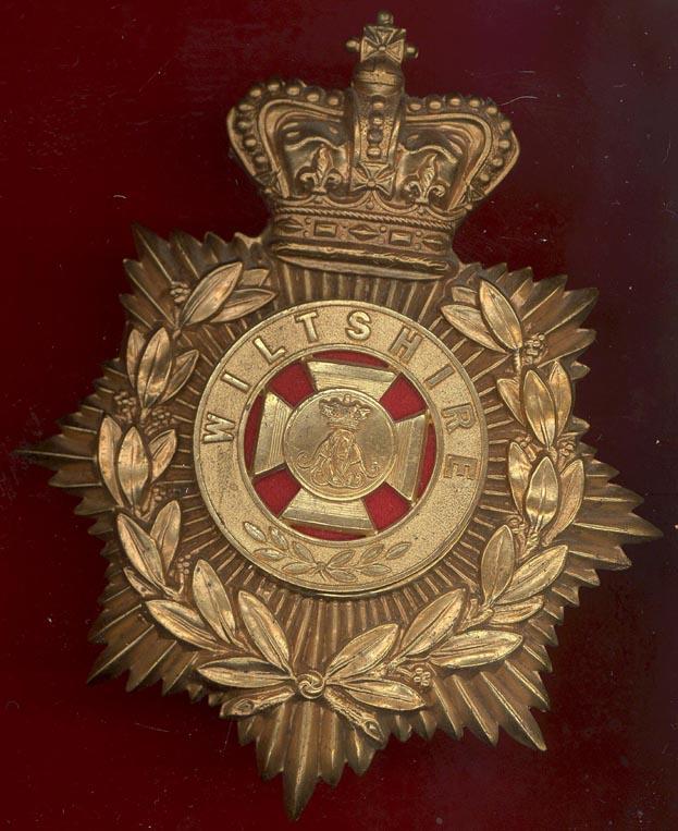 The Duke of Edinburgh's Wiltshire Regiment Victorian Or's helmet plate