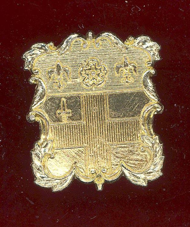Christ's Hospital C.C.F. staybright cap badge