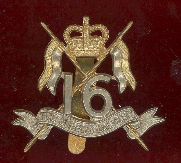 16th / 5th The Queen's Lancers OR's cap badge