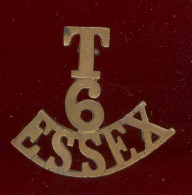T / 6 / ESSEX WW1 shoulder title