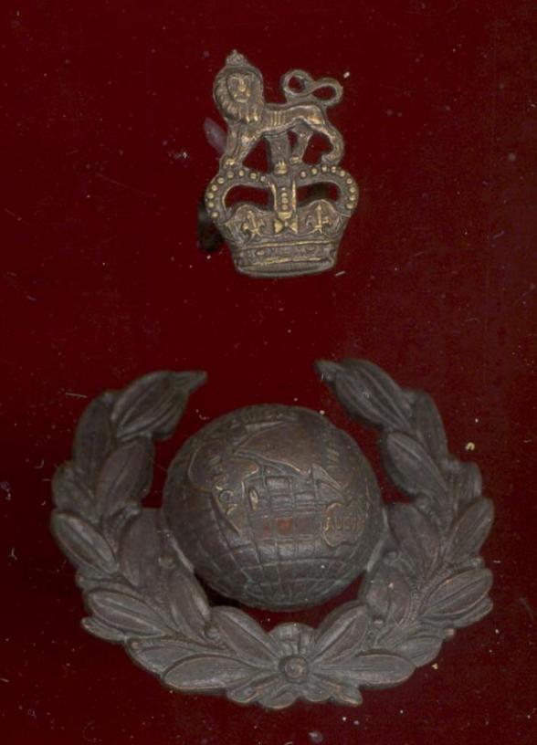Royal Marines Officer's Lovat dress cap badge