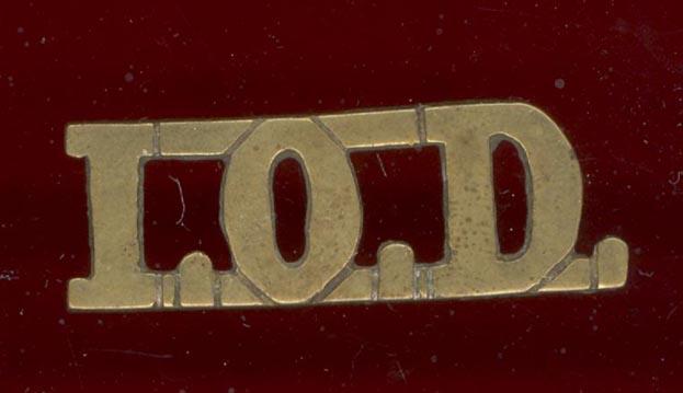 I.O.D. Indian Ordnance Department shoulder title