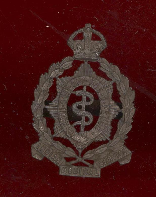 Indian Medical Service WW1 Officer's OSD cap badge
