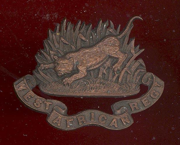 West African Regiment Officer's OSD  cap badge.